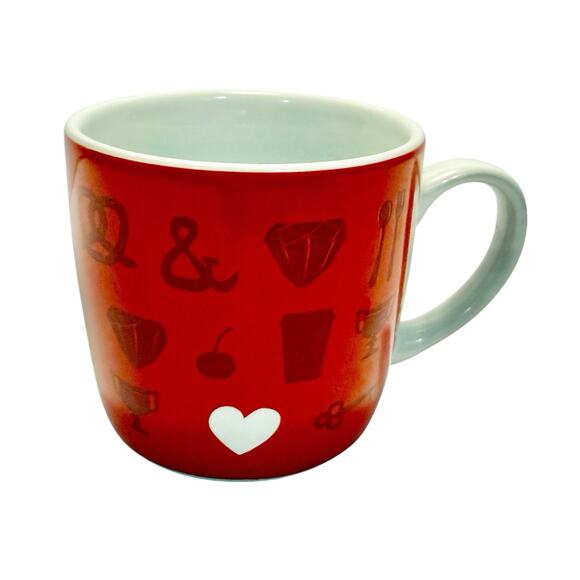 STARBUCK’S COFFEE Small 7.8oz. Red Ceramic Espresso Mug Valentine’s Day Gift - Picture 1 of 7